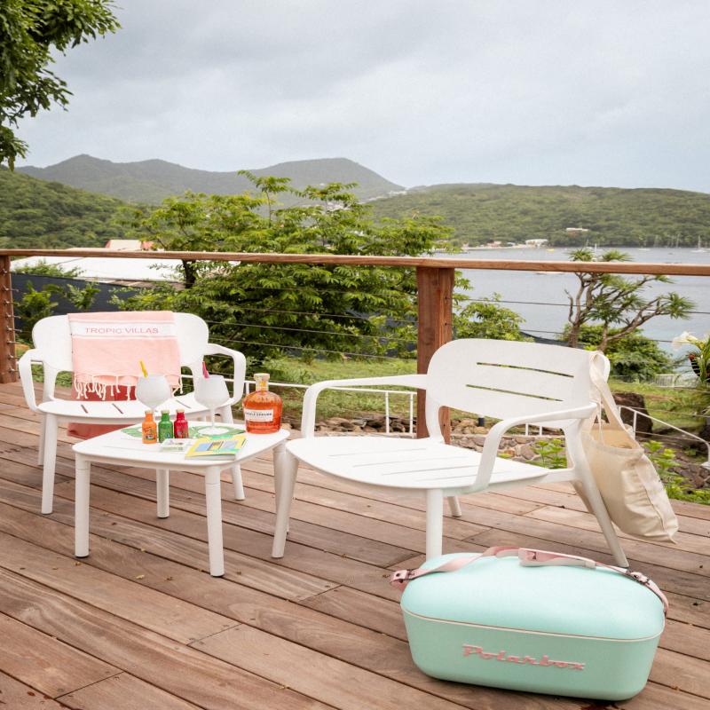 Location villa 7 chambres Anses Arlet Martinique -  Deck